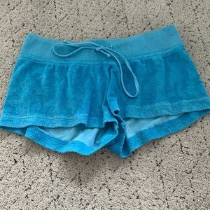 Light blue hardtail shorts